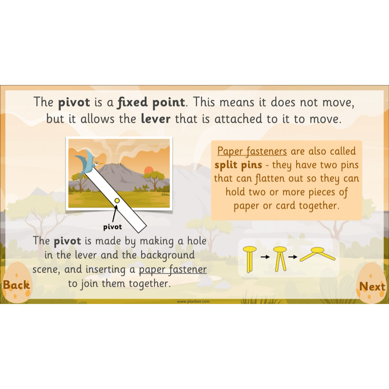 PlanBee Moving Dinosaurs KS1 | DT lessons