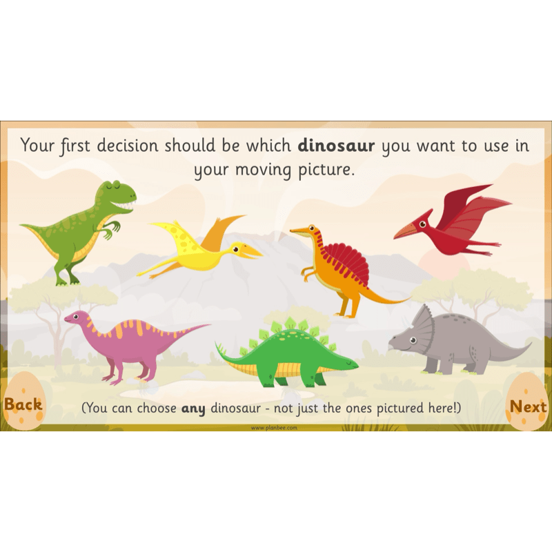 PlanBee Moving Dinosaurs KS1 | DT lessons