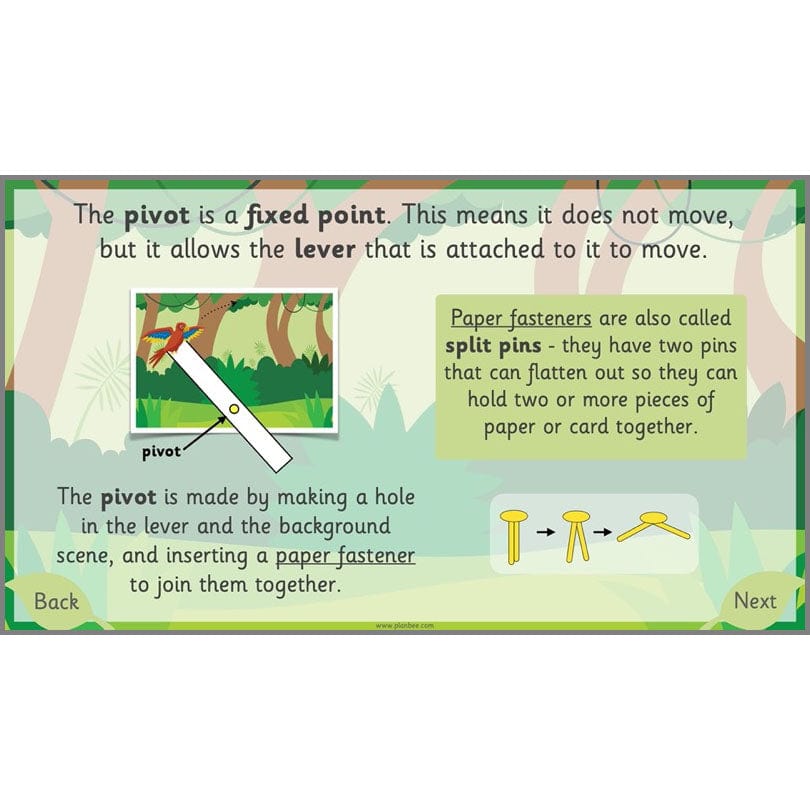 PlanBee Jungle-themed Sliders and Levers KS1 Lesson Pack | PlanBee