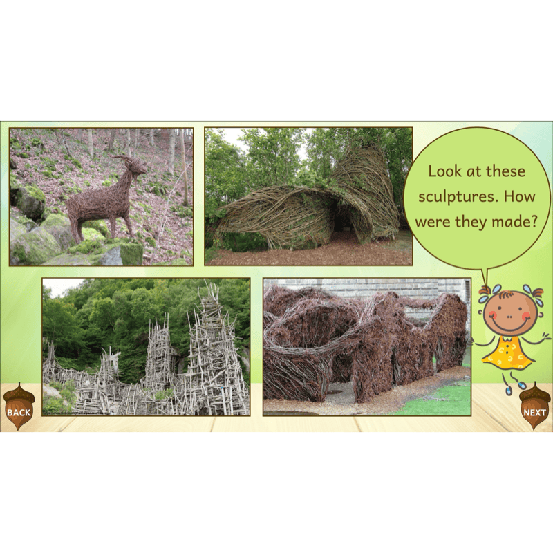 PlanBee Natural Sculptures KS1 Art Lesson Pack