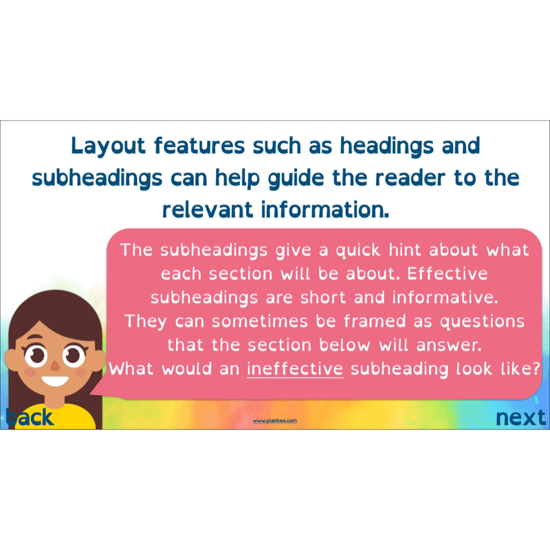 PlanBee Non-chronological Reports Year 6 English Planning