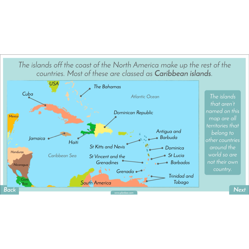 PlanBee North America KS2 Geography Lesson Pack