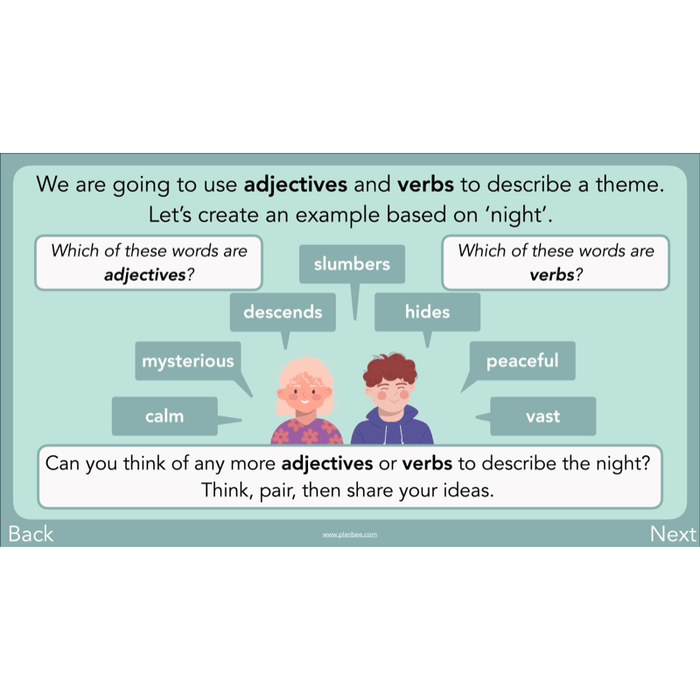 PlanBee Year 3 Patterns in Poetry | Investigating Types of Poems