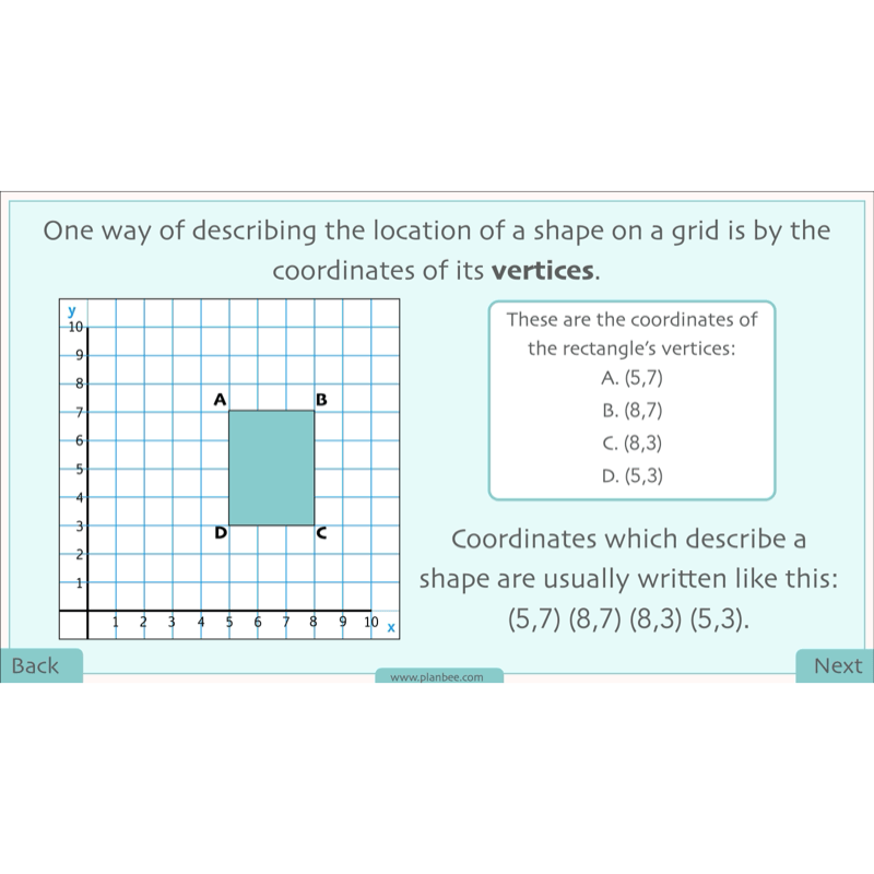 PlanBee Position and Direction Year 4 Maths Lessons | PlanBee