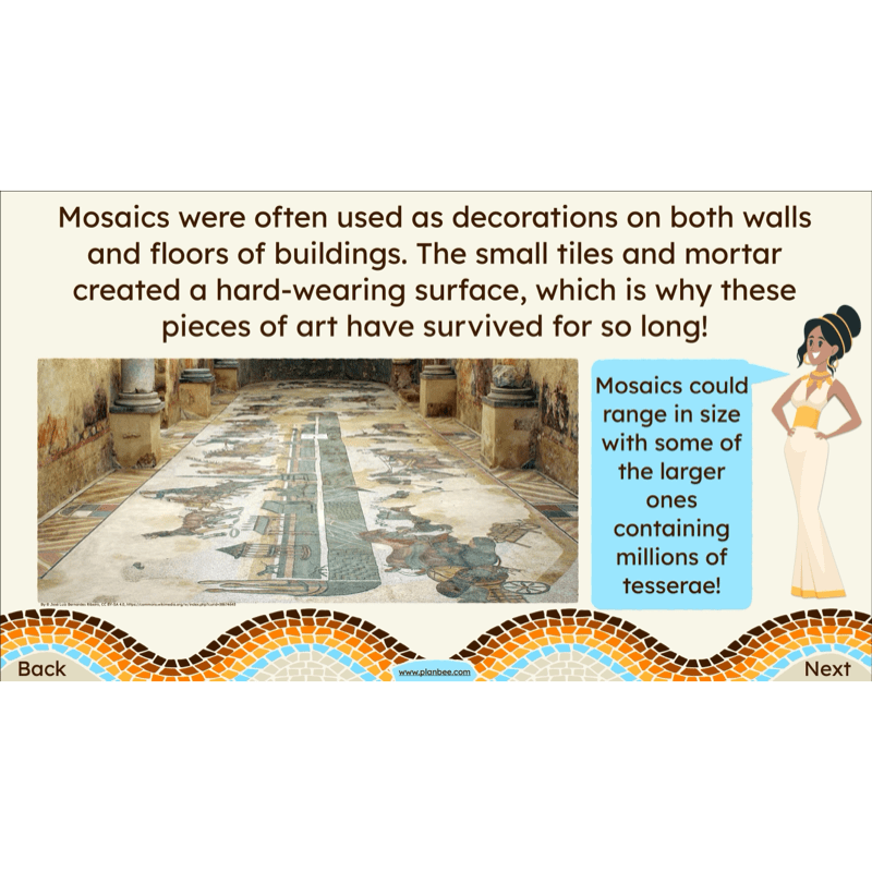 PlanBee Roman Mosaics KS2 Art Planning