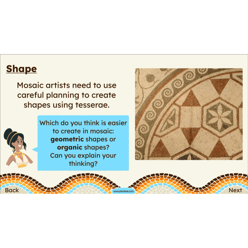 PlanBee Roman Mosaics KS2 Art Planning