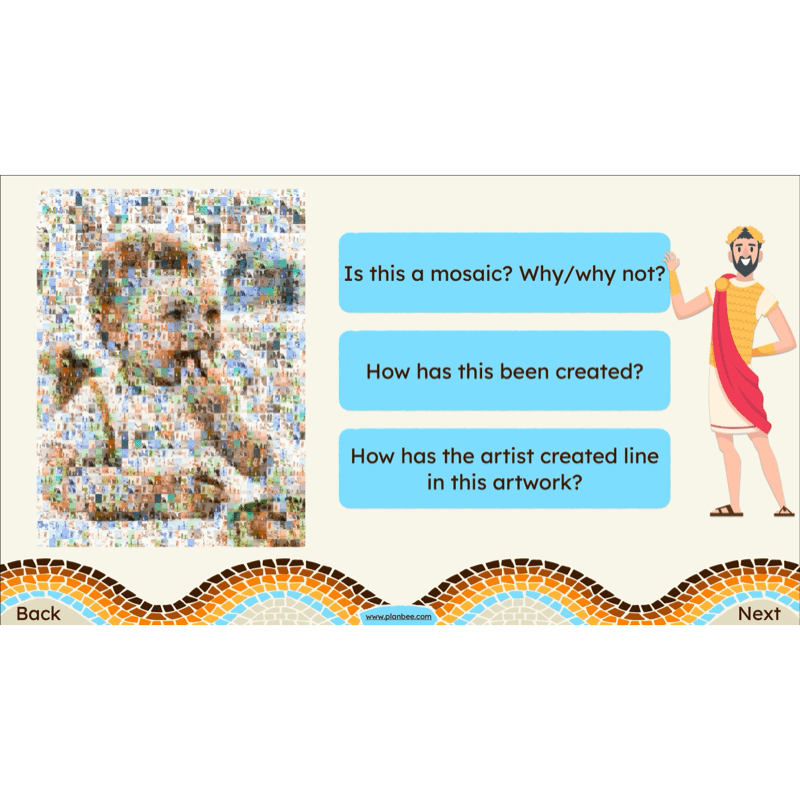 PlanBee Roman Mosaics KS2 Art Planning