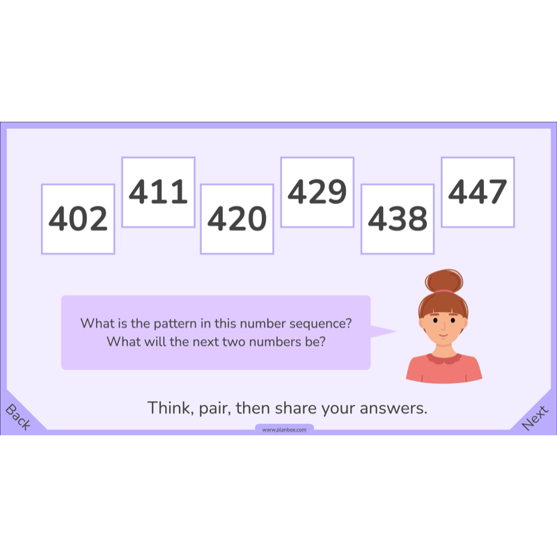 PlanBee Rounding and Ordering Numbers Year 4 Place Value by PlanBee
