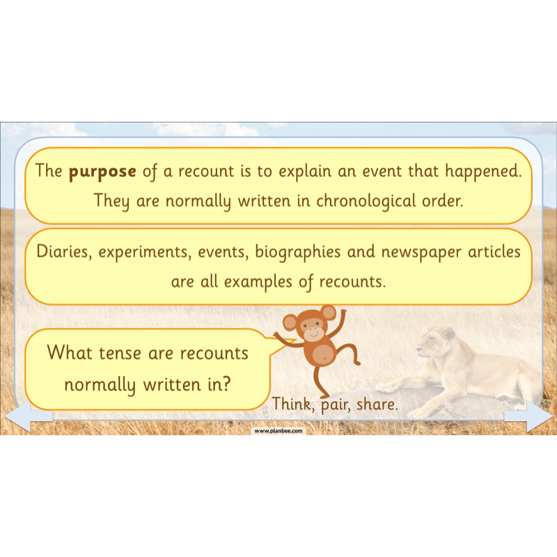 PlanBee Safari Adventures KS1 | English Lesson Pack