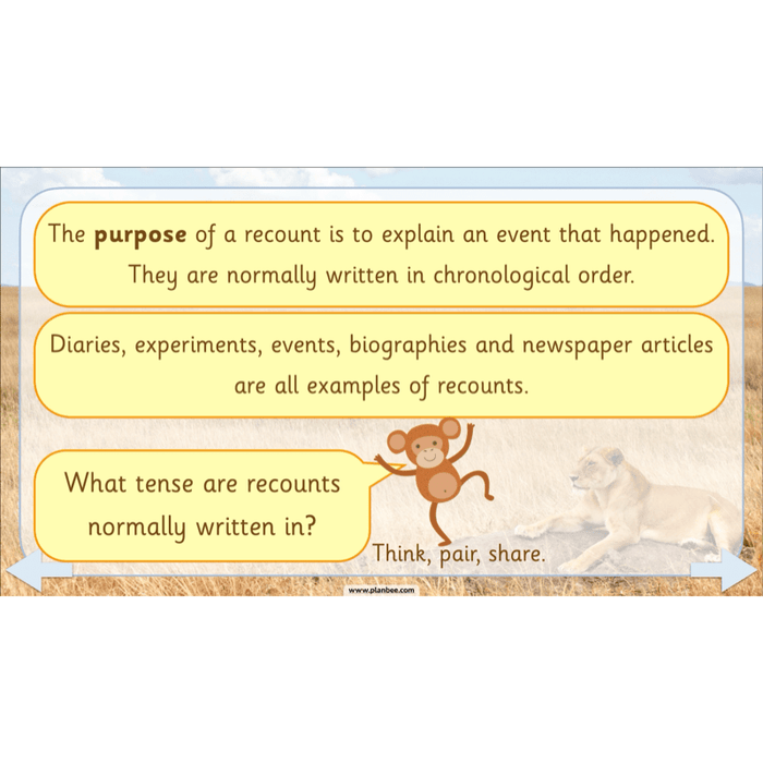PlanBee Safari Adventures KS1 | English Lesson Pack