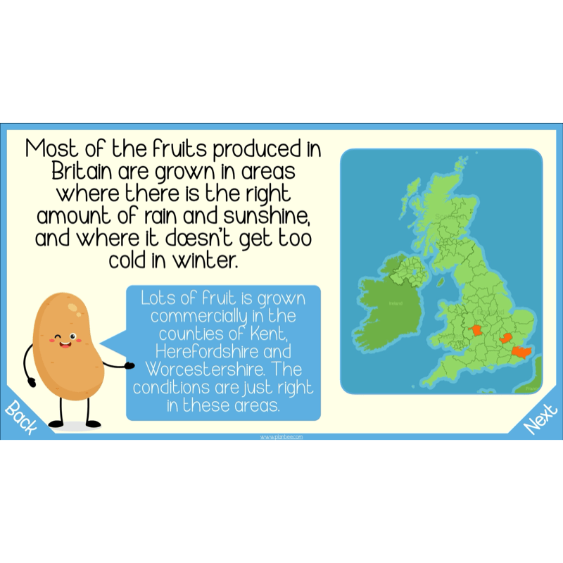 PlanBee Seasonal Food Seasonality KS2 cooking lessons by PlanBee