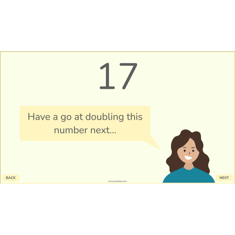 PlanBee Doubling and Halving Year 4 Maths Lessons by PlanBee