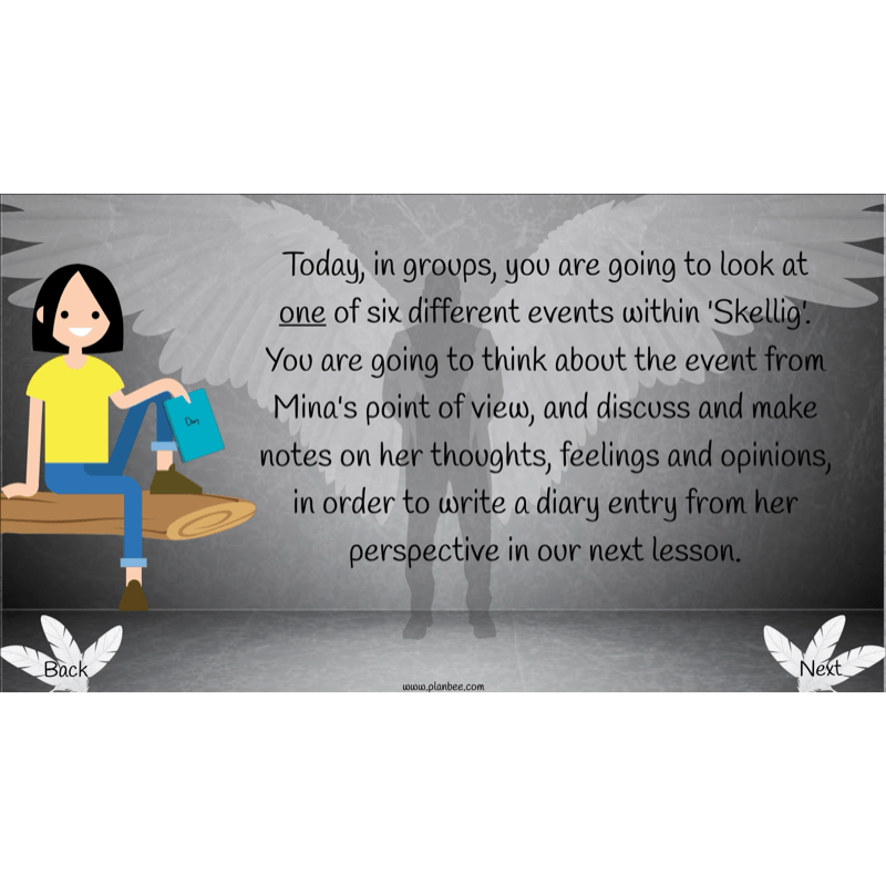 PlanBee Skellig Diary Entries KS2 | Year 6 English Lesson Pack