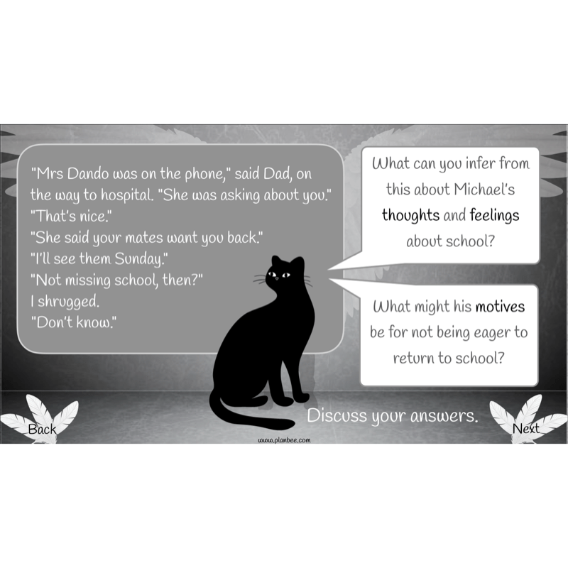 Skellig: Reading Comprehension