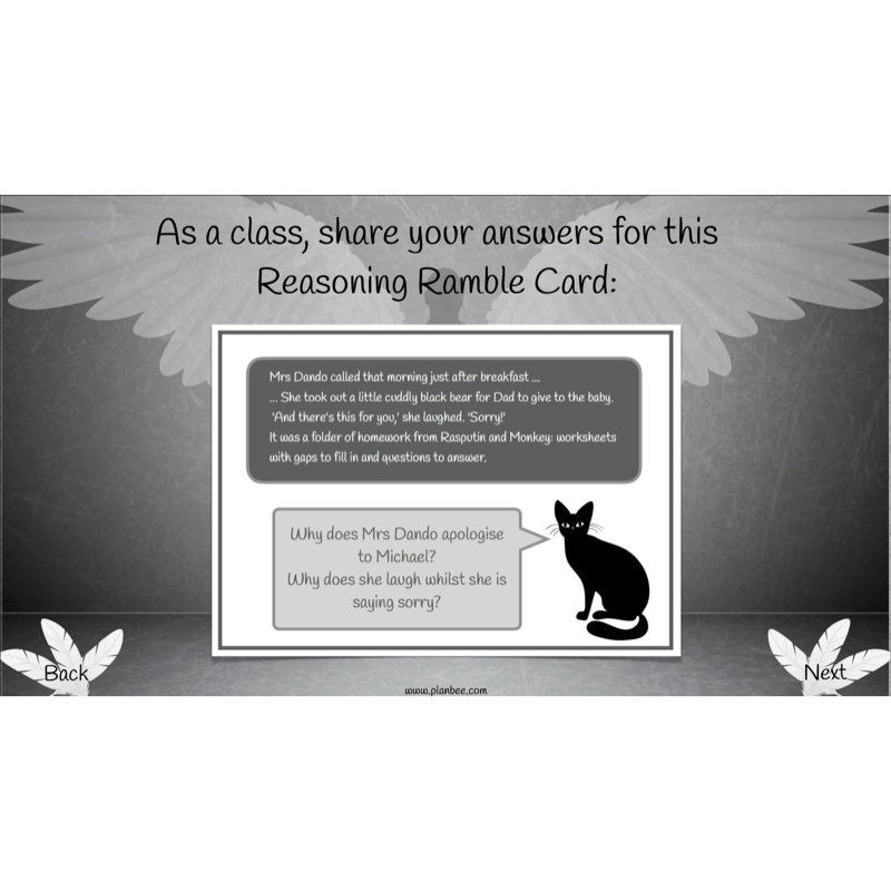 Skellig: Reading Comprehension