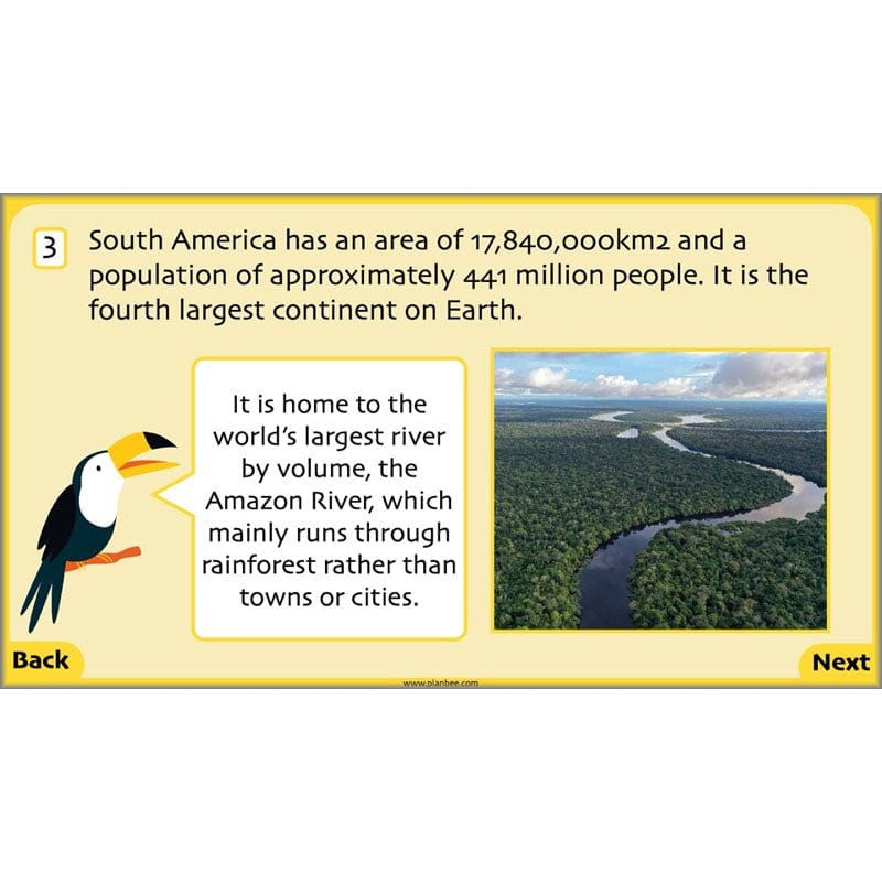 PlanBee South America KS2 Geography Lesson Pack by PlanBee