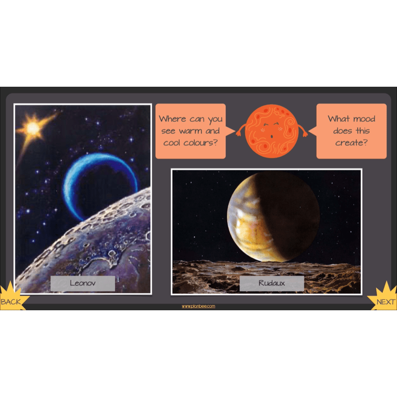 PlanBee Space Art KS2 | Year 5/6 Lessons