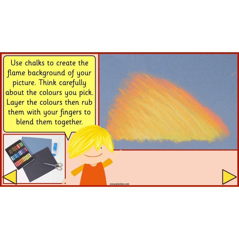 PlanBee Great Fire of London Art Ideas | PlanBee KS1 Art Lesson