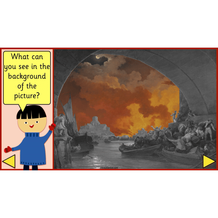 PlanBee Great Fire of London Art Ideas | PlanBee KS1 Art Lesson