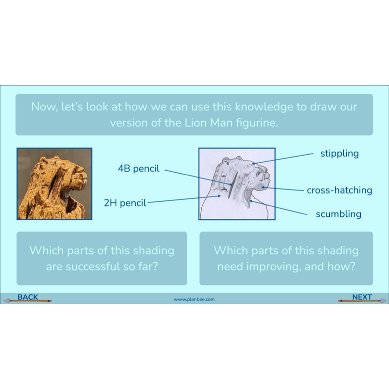 PlanBee Stone Age Art KS2 lessons
