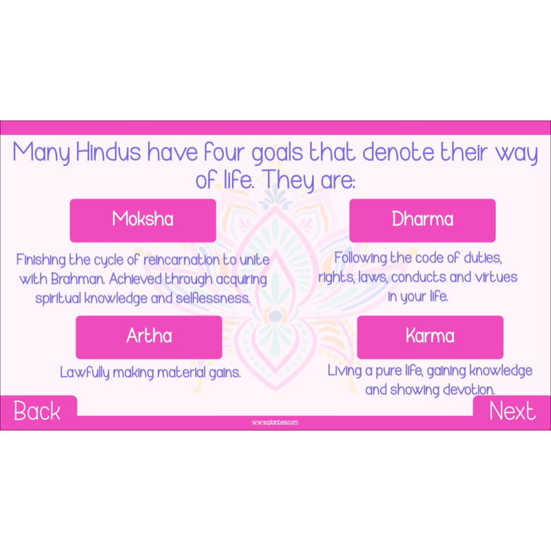 PlanBee Primary Resources Hinduism KS2 RE Lesson Pack | PlanBee