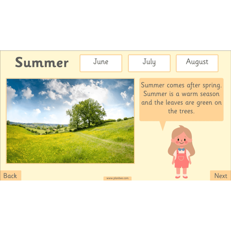 PlanBee The Four Seasons KS1 Geography Lesson Pack