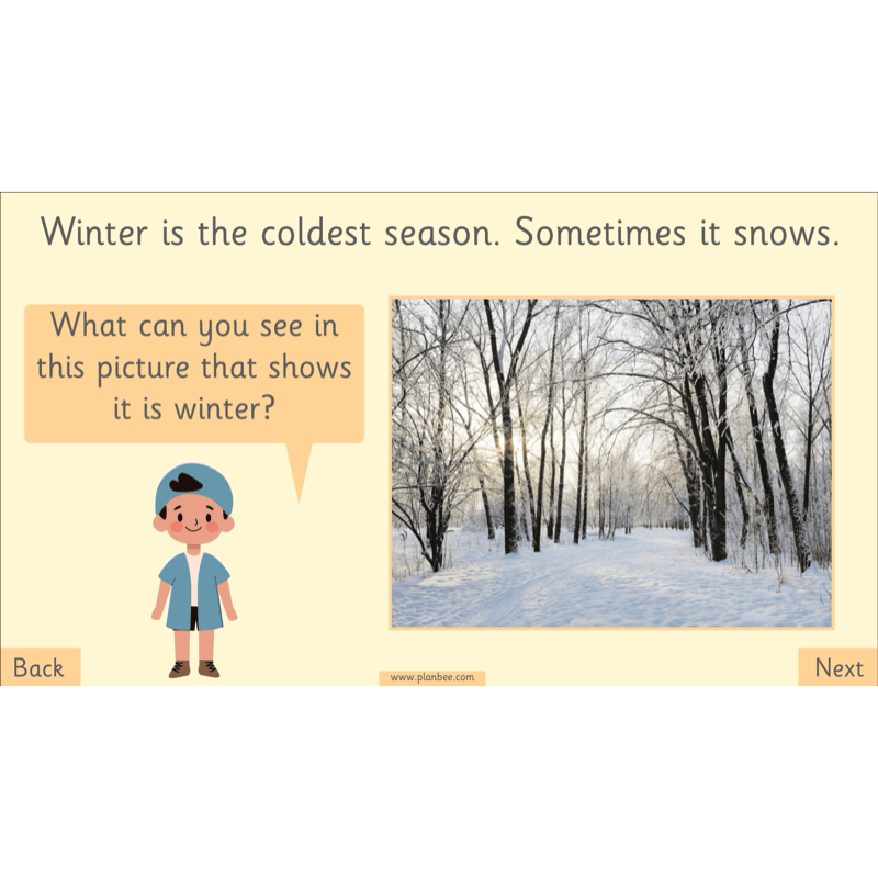 PlanBee The Four Seasons KS1 Geography Lesson Pack