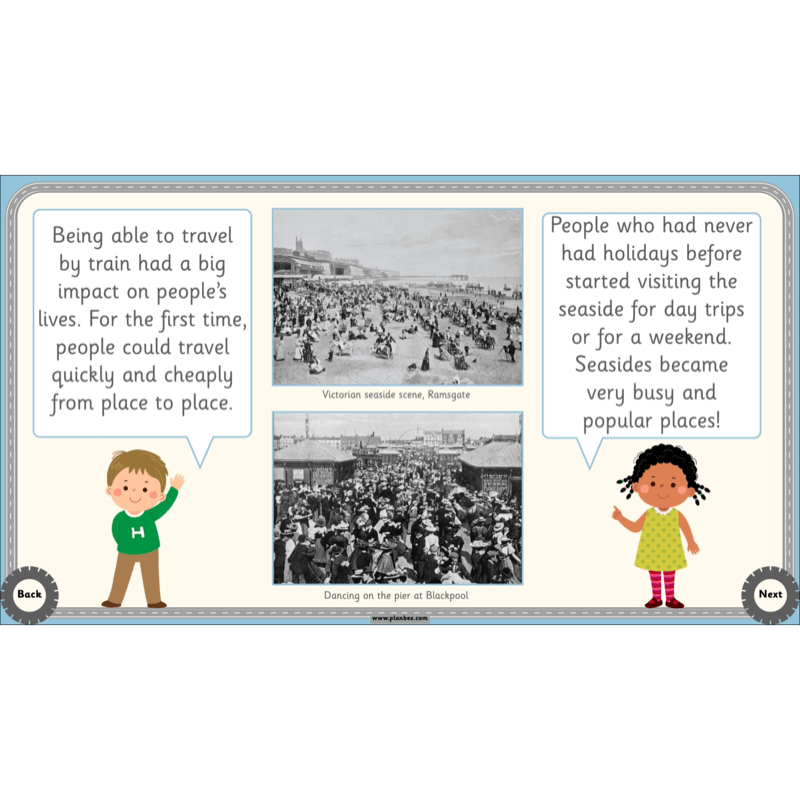PlanBee The History of Transport KS1 History Lesson Pack