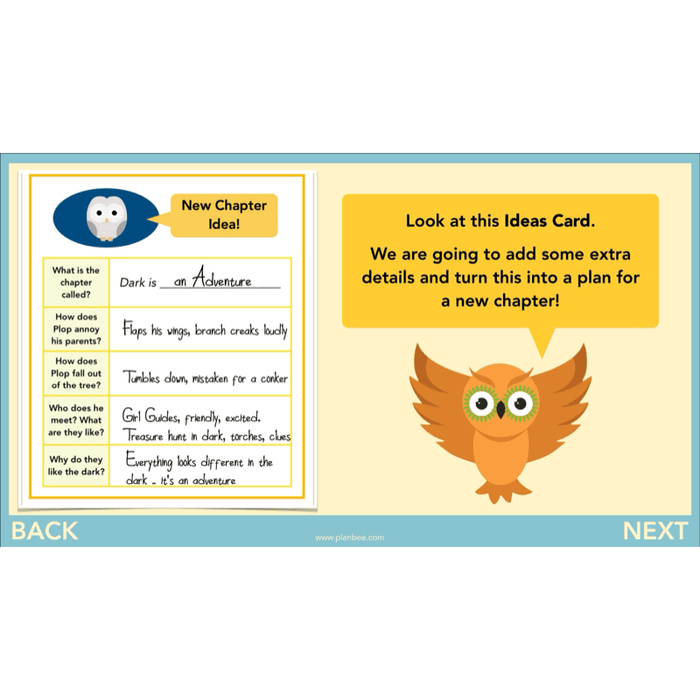 PlanBee The Owl who was Afraid of the Dark | KS2 Narrative Lessons