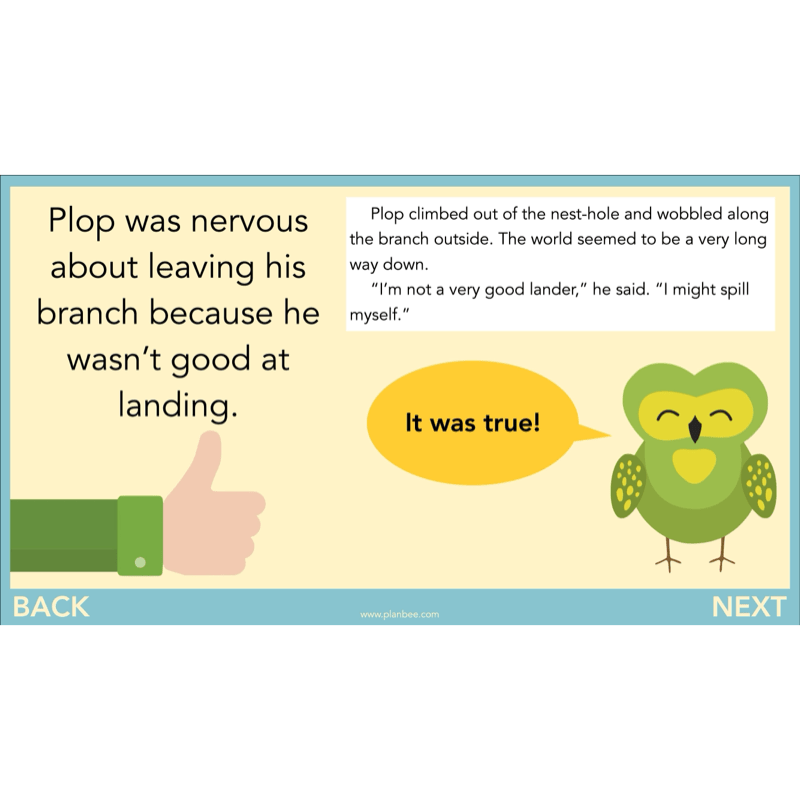 PlanBee The Owl who was Afraid of the Dark | KS2 Comprehension