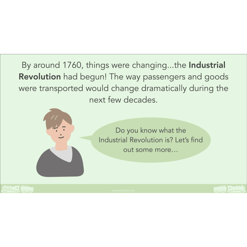 PlanBee The Railway Revolution: Industrial Revolution KS2 PlanBee