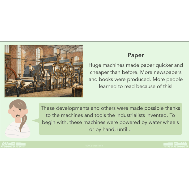 PlanBee The Railway Revolution: Industrial Revolution KS2 PlanBee