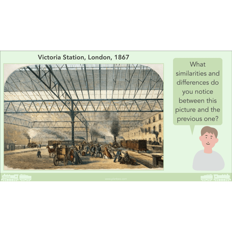 PlanBee The Railway Revolution: Industrial Revolution KS2 PlanBee