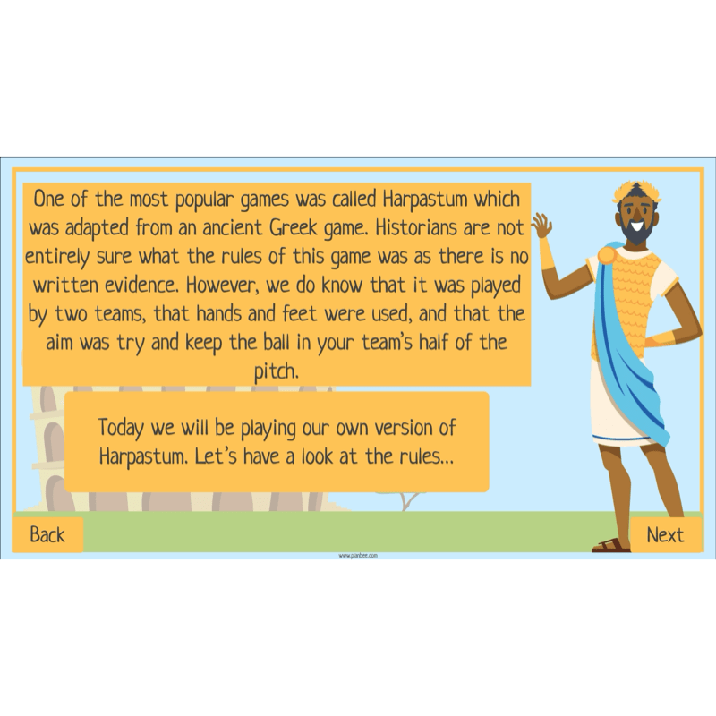 PlanBee The Romans KS2 Topic Enrichment Lesson Pack