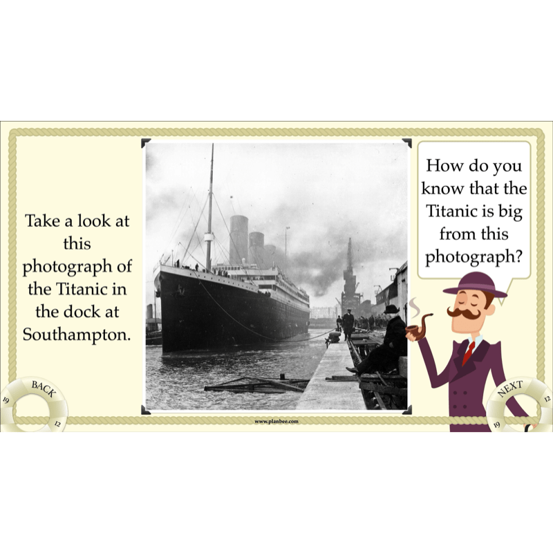 PlanBee Titanic Topic KS2 Enrichment Lesson Pack