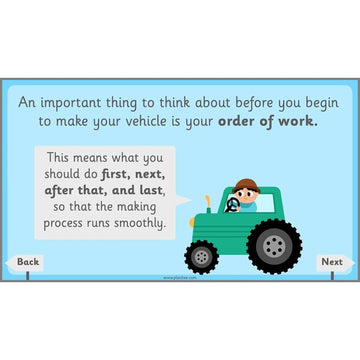 Lesson 5: Making Vehicles