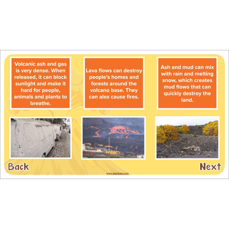 PlanBee Volcanoes KS2 Geography Lesson Planning