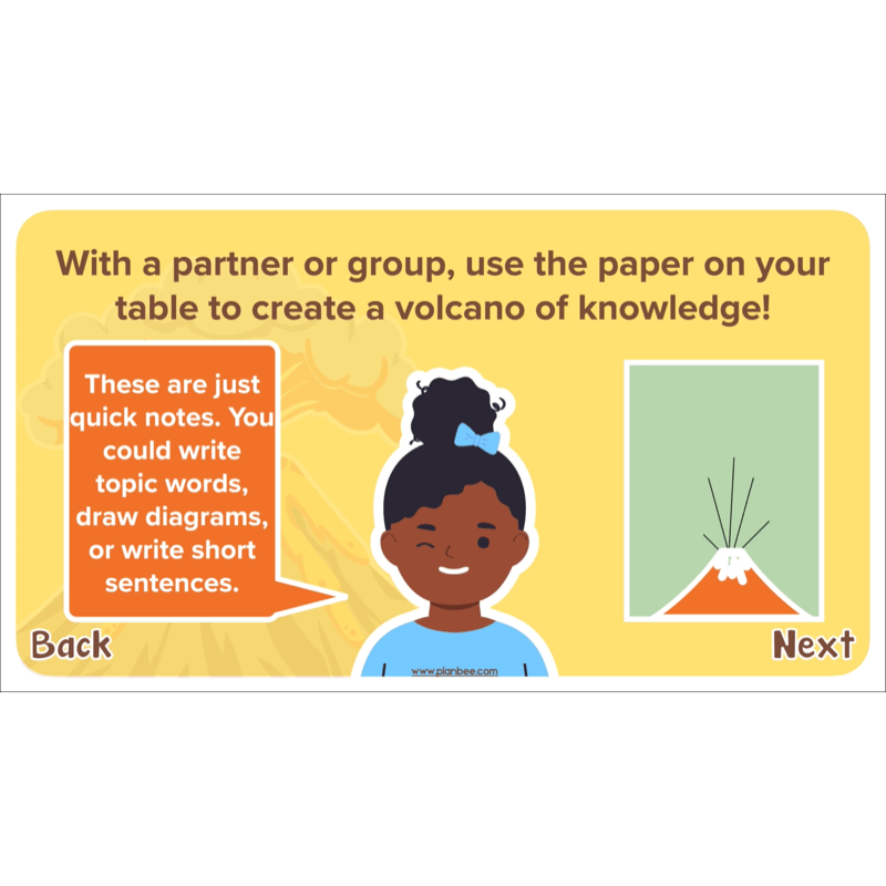 PlanBee Volcanoes KS2 Geography Lesson Planning