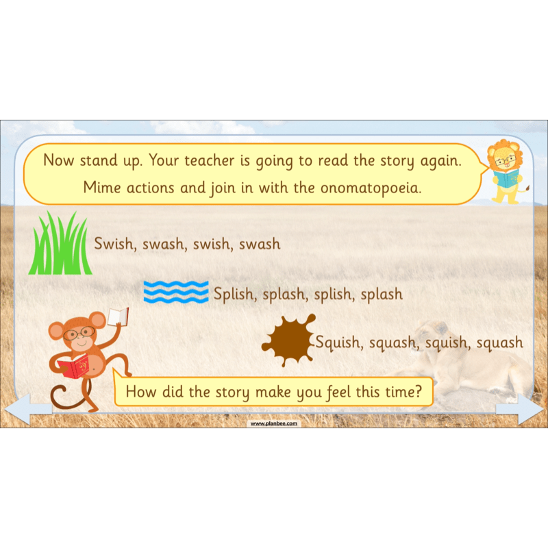 PlanBee We're Going on a Lion Hunt KS1 English Lesson Planning