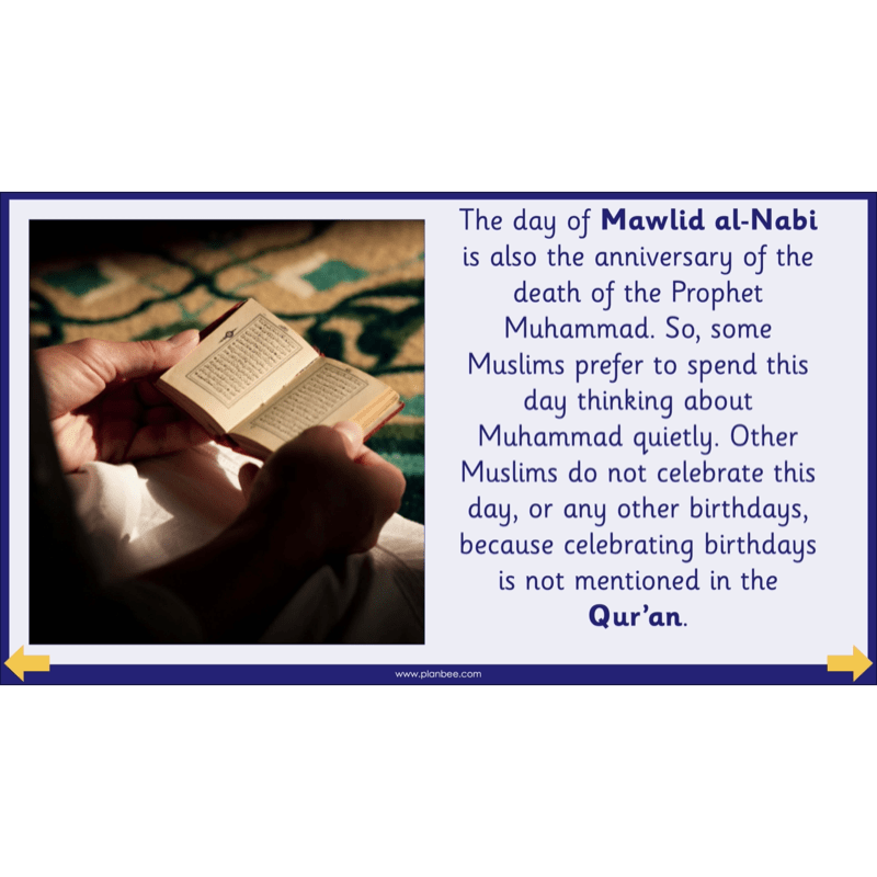 PlanBee What do Muslims celebrate? KS1 Islamic Festival Lessons