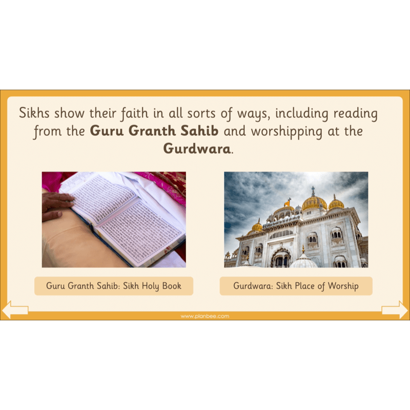 PlanBee What do Sikhs believe? | KS1 RE lesson planning