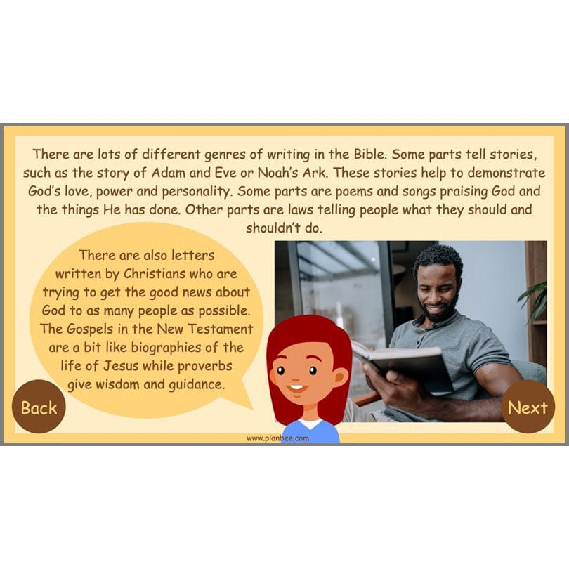 PlanBee What is the Christian Bible? Year 3 KS1 PlanBee RE Lessons