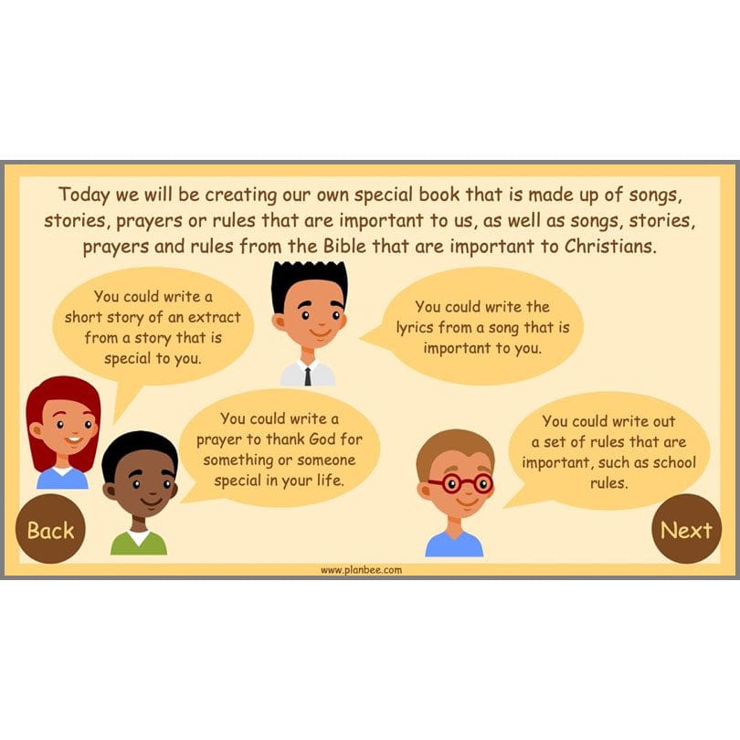 PlanBee What is the Christian Bible? Year 3 KS1 PlanBee RE Lessons