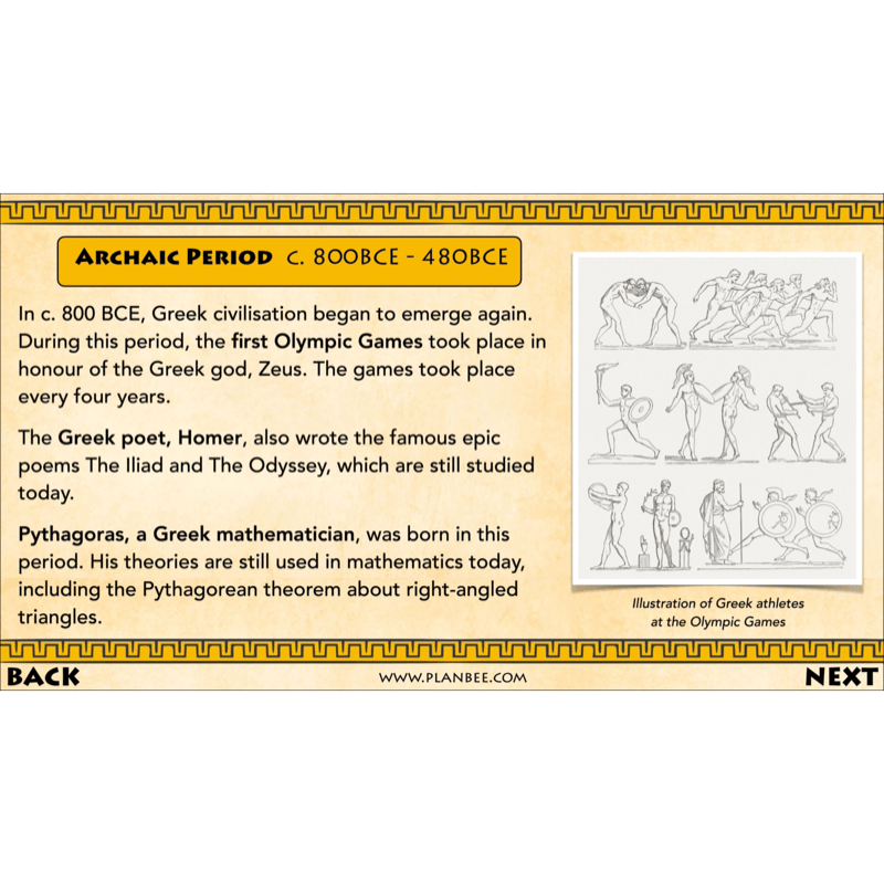 PlanBee Who were the Ancient Greeks KS2 History Lesson Plans
