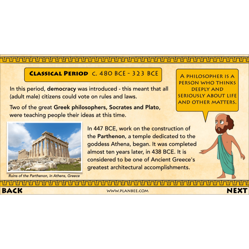 PlanBee Who were the Ancient Greeks KS2 History Lesson Plans