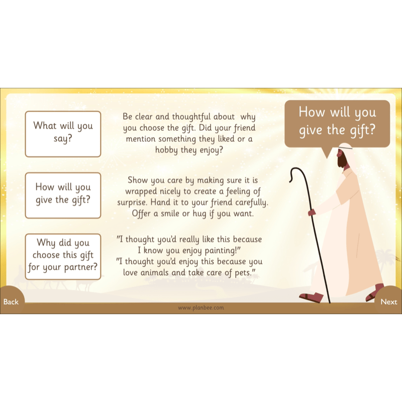 PlanBee Why do Christians give gifts at Christmas? PlanBee KS1 RE