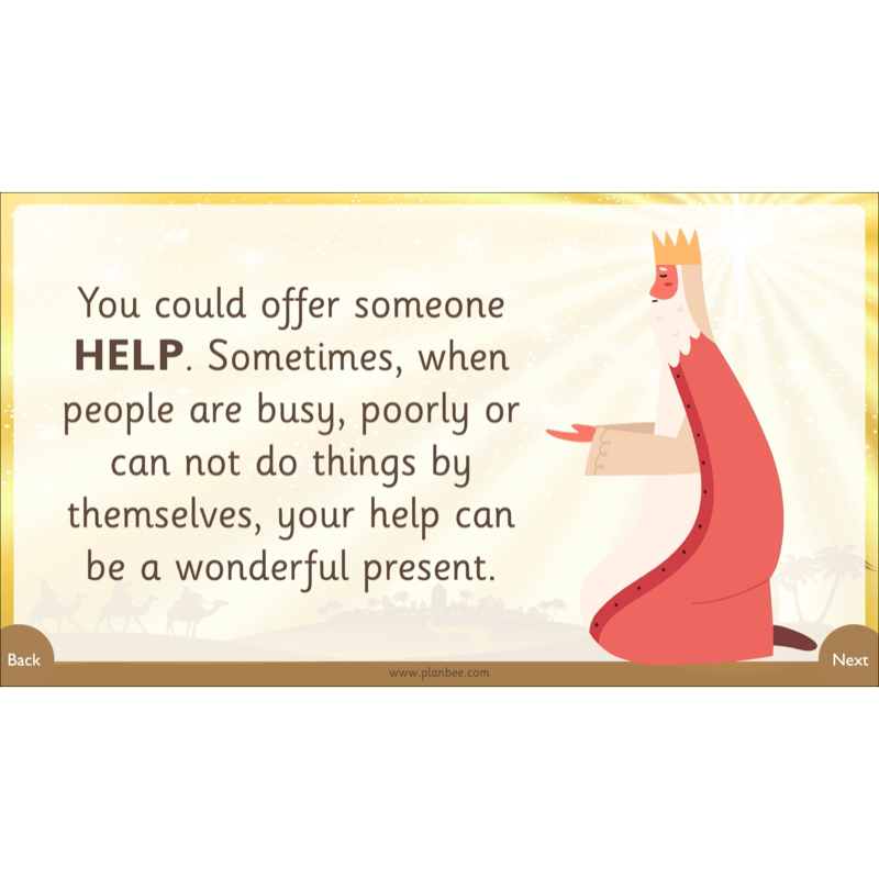 PlanBee Why do Christians give gifts at Christmas? PlanBee KS1 RE