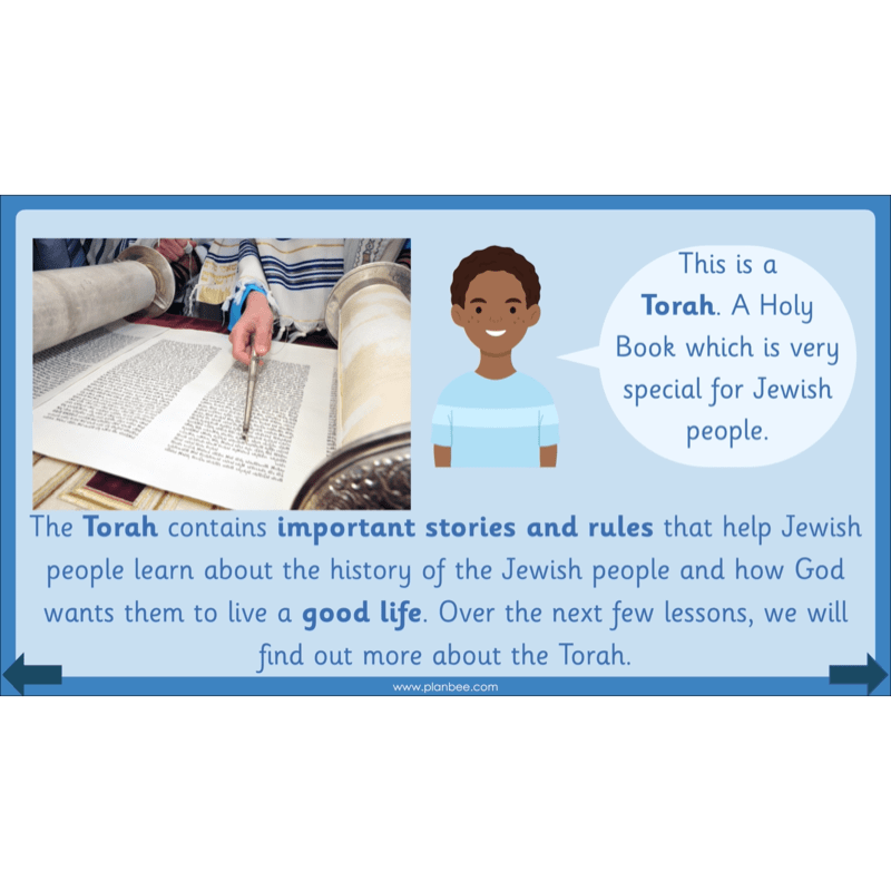PlanBee Why is the Torah Special? The Torah KS1 RE Lessons