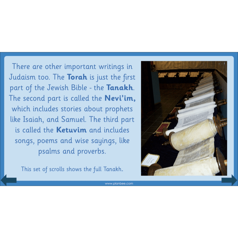 PlanBee Why is the Torah Special? The Torah KS1 RE Lessons