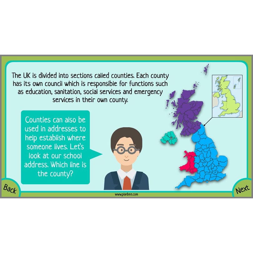 PlanBee The United Kingdom KS2 Geography Planning Pack by PlanBee